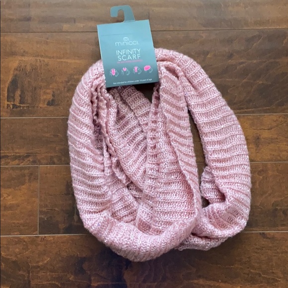 Blush Pink Infinity Scarf - Picture 1 of 4